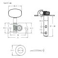 6Pcs 3R3L Guitar Tuning Pegs Open Machine Heads Acoustic Folk Guitar Tuning Peg Tuners Parts. 