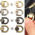 Hardware Accessories D-shaped Ring Bag Side Clip Buckles Metal Buckle Handbag Chain Handles Connector Bag Strap.