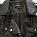 Women Faux Leather Jacket Beige Casual Slim Motorcycle Biker Leather Coat Female Punk Streetwear Spring Autumn Jackets. 