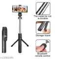 R1s Adjustable 4 in 1 Multifunctional Monopod Selfie Stick & Tripod with Selfie Light & Wireless Bluetooth Remote Control - Selfie Stick & Tripod By Exotic Wholesale Gadget. 