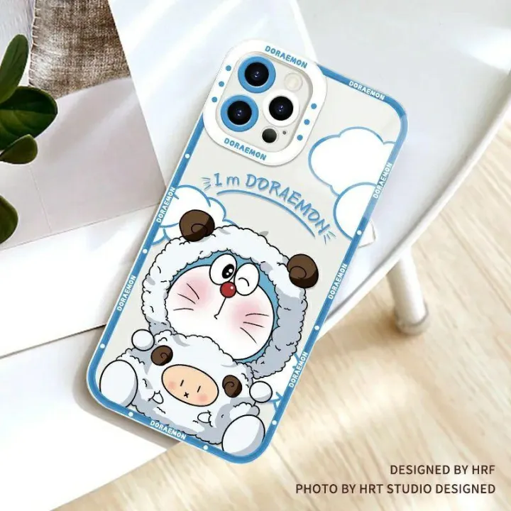 Casing%20For%20Realme%20C53%20C55%20C35%20C33%20C30%20C11%202021%20C20%20C12%20C15%20C21Y%20C25Y%20C21%20cover%20Angel%20Eyes%20Crystal%20Cartoon%20Doraemon%20Soft%20Clear%20Case%20Lens%20Protection%20Transparent%20Shockproof%20Square%20TPU%20Silicone%20Full%20Protection%20Cute%20-%20Image%203