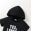 Baby Boys Casual Yes I Know I Look Like My Daddy Short Sleeve Hooded Romper Jumpsuit Clothes.