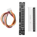 Dual 12 Music Level Indicator LED Spectrum VU Meter Amplifier Lamps Light Speed Adjustable Board for MP3 DC 7-12V(DIY). 