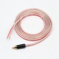 Replacement Repair Speaker Bare Wire Cable 5Ft with RCA Plug.