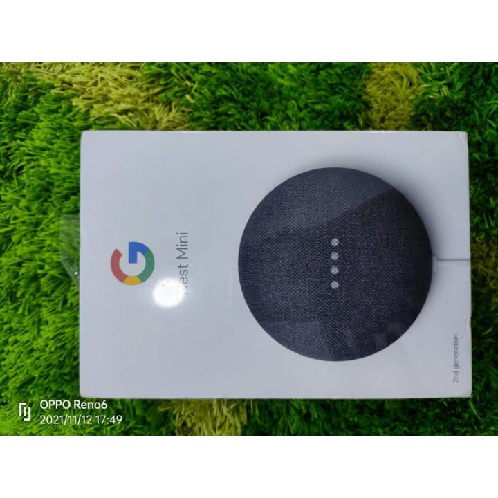 Google Nest Mini 2nd Gen Smart Speaker with Google Assistant.