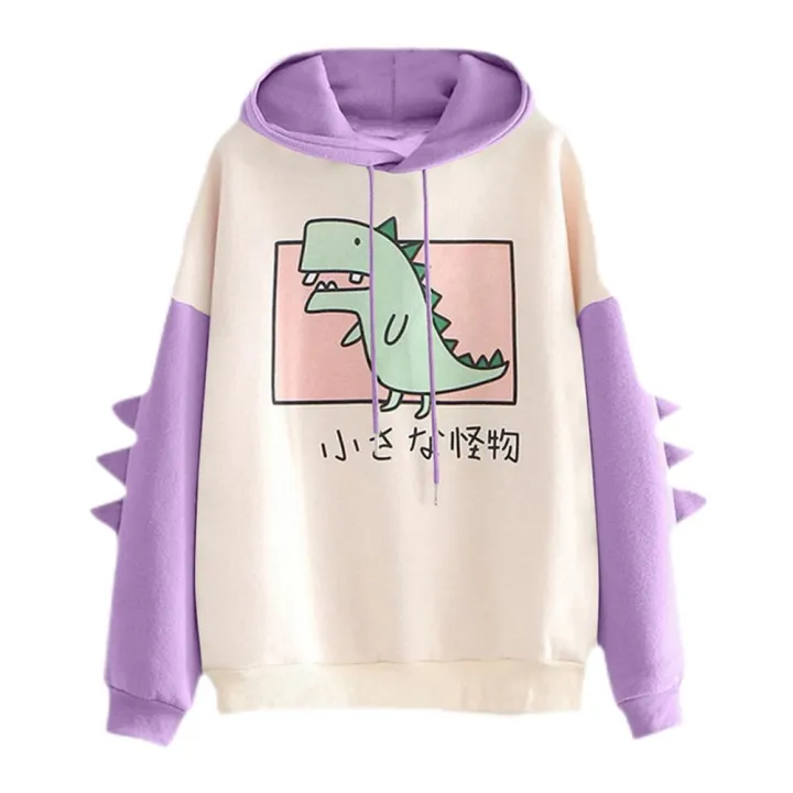 Dinosaur%20Oversized%20Cartoon%20Hoodie%20Women%20Fashion%20Sweatshirt%20Casual%20Print%20Korean%20Style%20Thicken%20Sweatshirt%20Winter%20dino%20hoodie%20Tops%20-%20Image%206