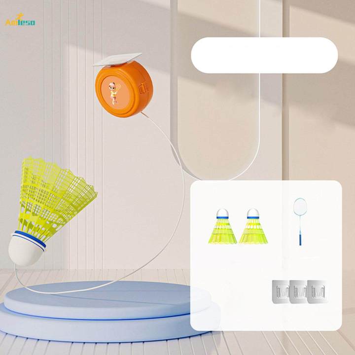 Badminton Solo Trainer with Badminton Shuttlecock for Sports
