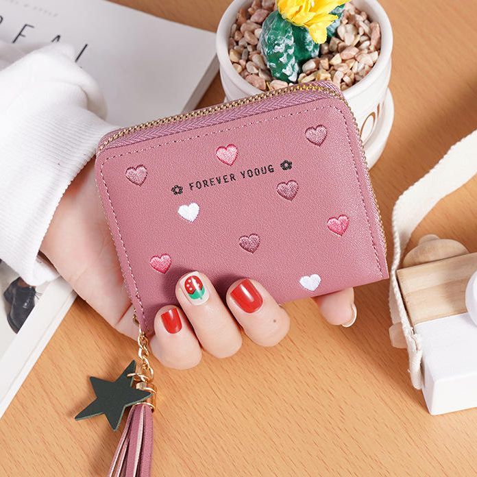 Stylish%20and%20Fashionable%20Ladies%20Hand%20Bag%20for%20Women%20-%20Mini%20Zipper%20Wallet%20for%20Women/%20Wallet%20Purse%20for%20Girls%20Simple%20Stylish%20-%20Female%20Short%20Purses%20for%20Girls%20-%20Image%209