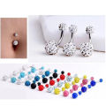1PCS Belly Button Rings Stainless Steel Zircon Navel Piercing Belly Piercing Cute Navel Bar Mystic. 