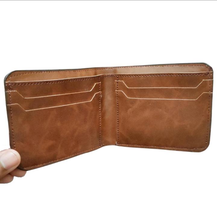 Sip in Style - Brown color Artificial Lether Wallet for Men that's Very Comfortable and Fashionable, and Easy to Maintain - Sip with Elegance.