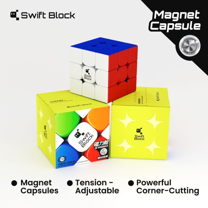 GAN%20Swift%20Block%20355S%20Magnetic%203x3%20Speed%20Cube%20Educational%20Cube%20Puzzle%20Beginners%20Practice%20Kids%20Toys%20-%20Image%206