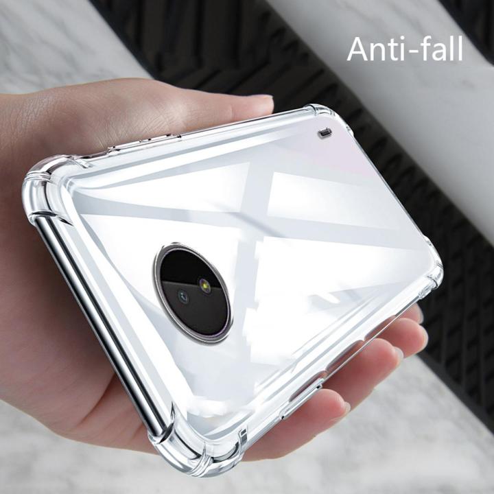 Sroof Casing For Nokia C10 C20 New transparent airbag four corners drop-proof all-inclusive phone case