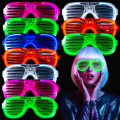 Glowing LED Party Glasses  Luminous Neon Googles Party Flashing Light Glow Sunglasses -Random Color. 