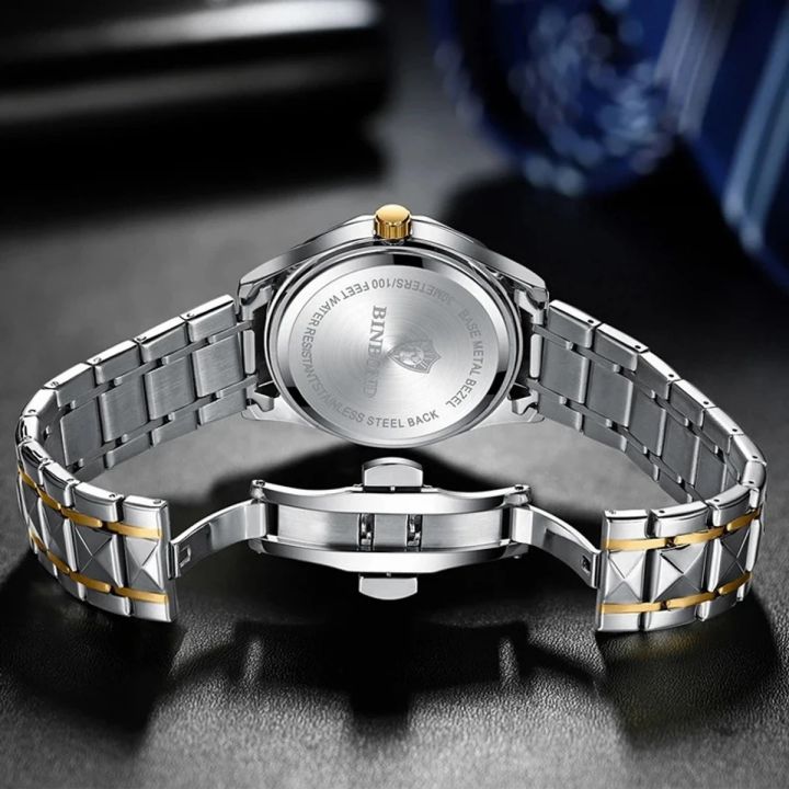 BINBOND%202521%20Men%E2%80%99s%20Luxury%20Stainless%20Steel%20Fashion%20Business%20Watch%20Luminous%20Dial%20Calendar%20Quartz%20Wrist%20Watch%20-%20Image%205