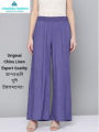 China Linen Loose Fit Flared Wide Summer Speacial  Palazzo Plazo Pants for woman. 
