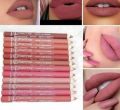 Flormar Rouge 12 Colors Wood Lip Pencil Set with Banners Cap 12pcs/ 6pcs. 