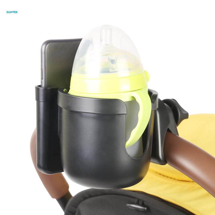 Portable%20Stroller%20Cup%20Holder%20with%20Phone%20Holder%20for%20Buggy%20Pram%20Tricycle%20Pushchair%20,%20Yellow%20-%20Image%207