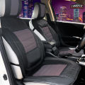 PVC Leather Car Seat Cushion | Luxurious Car Seat Cover | Anti Slip Universal size ,Front Car Seat cushion, Breathable , Car Seat Protector -1 PC.