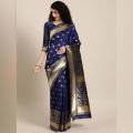 Glamour & Glorious Marvelous Gorgeous New Design High Quality Printed Silk Saree With Gorgeous Blouse Piece for Woman-1. 
