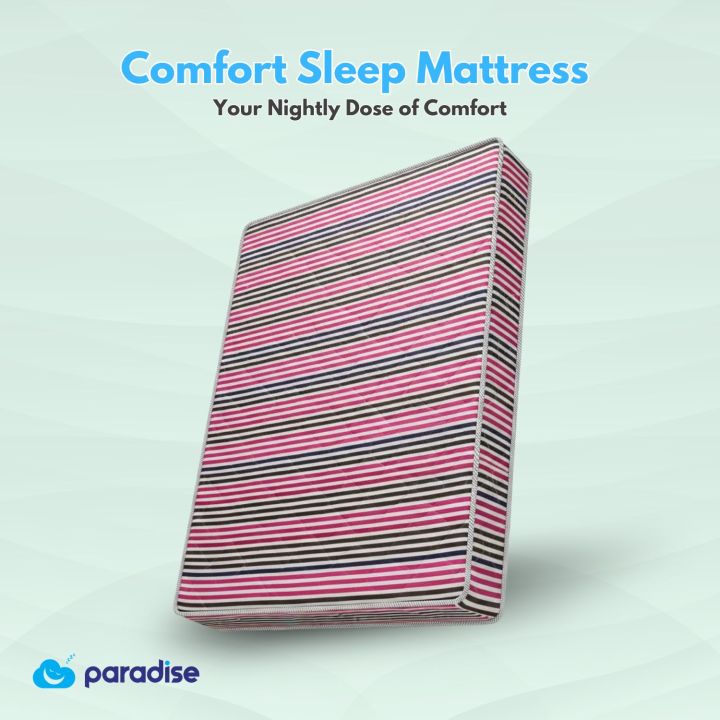 Paradise%20Comfort%20Sleep%20Mattress%20%7C%20Semi%20Orthopedic%20Support%20Mattress%20%7C%20Medium%20Firm%20Feel%20for%20Balanced%20Comfort%20%7C%204%20Inch%20Bed%20Mattress%20-%20Image%206