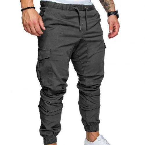 Men%20Casual%20Solid%20Colorckets%20Waist%20Drawstring%20Ankle%20Tied%20Skinny%20Cargo%20Pants%20celana%20panjang%20pria%20salopette%20homme%20Trendy%20-%20Image%202