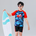 Children's swimsuits, boys' swimsuits, middle and big boys' split swimsuits, baby swim trunks, short sleeve suits.