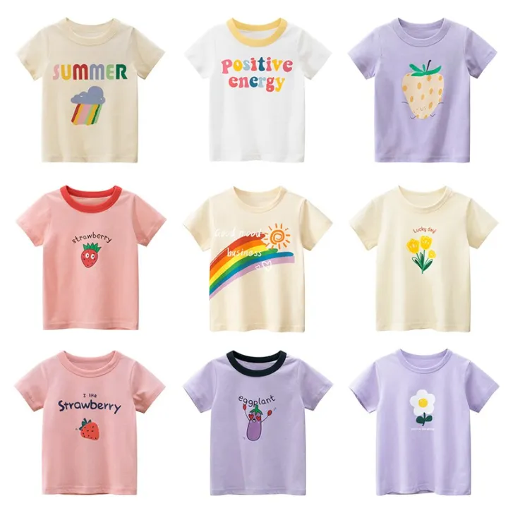 Kids%20T%20Shirts%20Summer%20Boys%20Girls%20Children%20Short%20Sleeve%20T-Shirt%20P2023rint%20Baby%20Boy%20Child%20Girl%20Tees%20White%20Yellow%20Toddler%20Clothing%20Tops%20-%20Image%208
