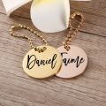 Personalized Name Metal Keychain - Laser Engraved Key Chain - Name Keyring For Backpack - Custom Party Wedding Gift Keychain. 