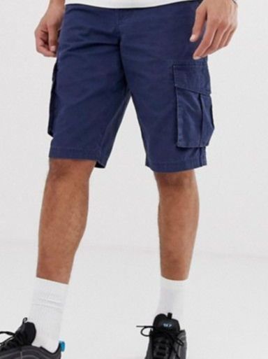 Navy%20Blue%20Cargo%20Short%20Pant%20For%20Men%20-%20Image%202