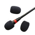 Microphone Windscreen Sponge Cover Mic Foam Cap for Gooseneck Meeting Mic Black 1 pices. 