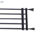 Expandable Gate Protector Barrier Retractable Dog Gate for Indoor Hall House 39to60cmx36cm Black. 