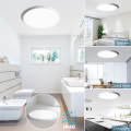 12 Inch LED Flush Mount Ceiling Light Fixture 24W Flat Modern Round Lighting Fixture for Kitchens,Stairwells, Bedrooms Easy Install Easy to Use A. 