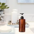 Shampoo Dispenser Bottle Translucent Pump Press Soap Dispenser Bottle. 