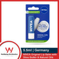 NIVEA Original Care Lip Balm 4.8gm 24Hour Moisture with Shea Butter & Natural Oils.