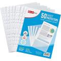 Document Sheet Protector A4 Size Transparent File Sleeve 100 Pcs Pack.