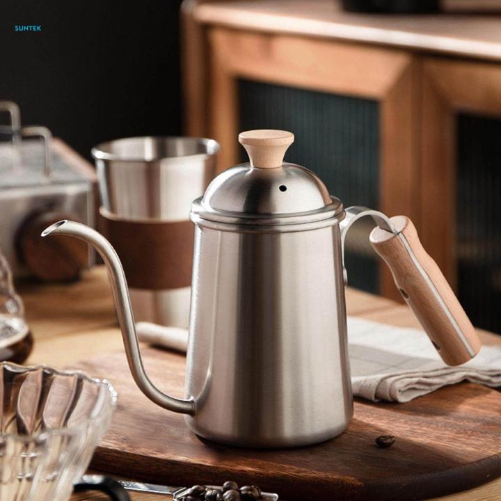 Stainless Steel Pour Over neck Tea Pot Neck Tea Pot for Kitchen