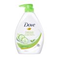 International Malaysia product Dove Fresh Touch shower gel body wash used for male/ female - 1000 ml. 