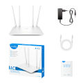 Cudy WR1200 AC1200 Dual Band Smart Wi-Fi Router - 5dBi High Gain Antennas - 867Mbps at 5GHz and 300Mbps at 2.4GHz - White. 