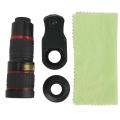 20X Long Zoom Telephoto Lens With Clip For Smart Phone Tablet Pc Black. 