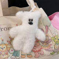 Kawaii Mr. Bean Teddy Bear Plush Toy Keychain Backpack Pendant Cartoon Anti Drop Chain Cute Car Keyring Women Bag Accessories Fayshow.