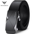 OIMG Williampolo Men Belt Luxury Leather Automatic Buckle Belts High Quality Fashion Design Belt Classice Brand. 
