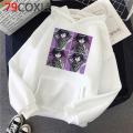 Japanese Anime Danganronpa Hoodies Men Kawaii  Hop 90s Harajuku Nagito Komaeda Streetwear Ouma Kokichi Sweatshirts Male. 