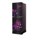 Whirlpool Fresh Magic Pro 236L Glass Door Floral X Frost Refrigerator (Purple) with Free Delivery.