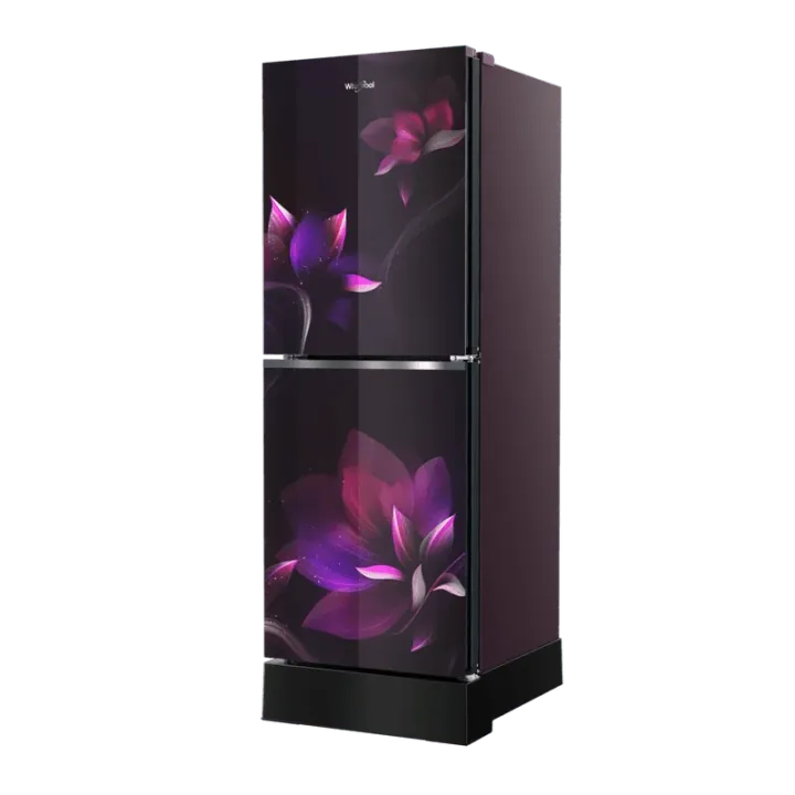 Whirlpool%20Fresh%20Magic%20Pro%20236L%20Glass%20Door%20Floral%20X%20Frost%20Refrigerator%20(Purple)%20with%20Free%20Delivery%20-%20Image%203