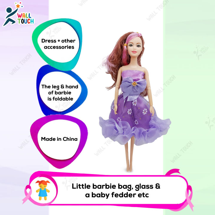 Beauty%20Fashion%20and%20Stylish%20Barbie%20DOLL%20Wonderful%20Toy%20With%20Dress%20&%20%20Accessories%20For%20kids%20&%20Girls%20-%20Image%204
