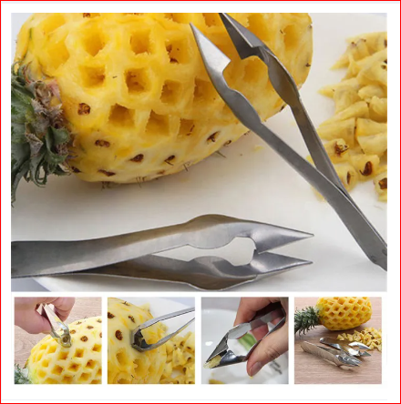 Easy Fruit and Vegetable Peeler Pineapple Eye Remover Cutter Stainless Steel