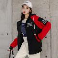 2023Women's New Spring and Autumn Coat Female Student Korean Loose Short and Thin Casual Baseball Uniform Jacket. 
