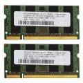 2X 2GB DDR2 RAM Memory 667Mhz PC2 5300 Laptop Ram Memoria 1.8V 200PIN SODIMM for Intel AMD.