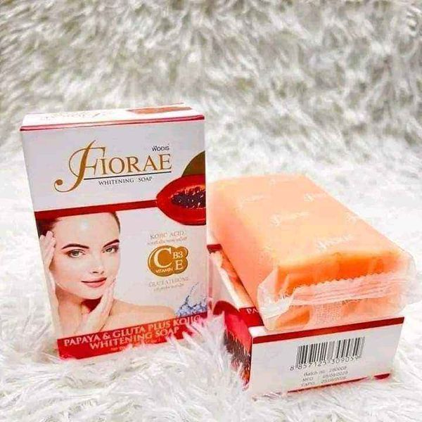 Fiorae Papaya & Gluta Plus Kojic Whitening Soap -165g