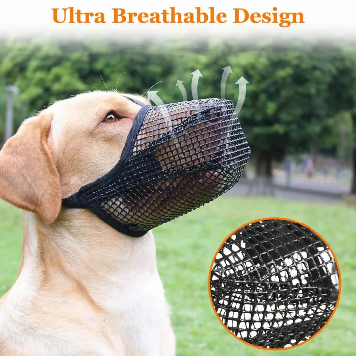 Comfortable%20Mesh%20Dog%20Muzzle%20Portable%20Prevent%20Biting%20Adjustable%20Strap%20Pet%20mask%20Soft%20Fabric%20Barking%20and%20Chewing%20Dog%20mouthpiece%20-%20Image%202